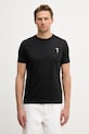 Trussardi tričko pánske bavlnené čierna G0568000127N