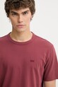 Levi's t-shirt bawełniany LEVIS ORIGINAL TEE czerwony 005GX