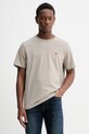 Levi's t-shirt bawełniany SS ORIGINAL HM TEE bawełna beżowy 56605.0301
