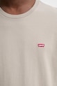 Levi's t-shirt bawełniany SS ORIGINAL HM TEE 56605.0301 beżowy