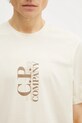 Bavlnené tričko C.P. Company béžová 20CMTS084A005100W