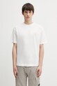 C.P. Company t-shirt bawełniany nadruk biały 20CMTS086A005100W