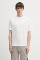 C.P. Company t-shirt bawełniany nadruk biały 20CMTS086A005100W