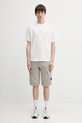 C.P. Company t-shirt bawełniany 20CMTS086A005100W biały