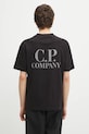 C.P. Company t-shirt bawełniany nadruk czarny 20CMTS086A005100W