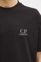 C.P. Company t-shirt bawełniany czarny 20CMTS086A005100W