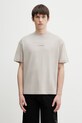 C.P. Company t-shirt bawełniany nadruk beżowy 20CMTS087A005100W