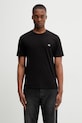C.P. Company t-shirt bawełniany nadruk czarny RCCMTS725A005100W