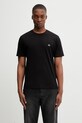 C.P. Company t-shirt bawełniany nadruk czarny RCCMTS725A005100W