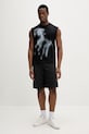 Heliot Emil t-shirt bawełniany SS26PRE.M.09.161.BLK01 czarny SS26