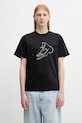 HELIOT EMIL t-shirt bawełniany męski czarny SS26.M.09.169.BLK01