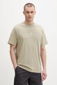 Adidas t-shirt basic męski bawełniany zielony KC3187