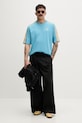 adidas Originals tričko pánské bavlněné KE1588 tyrkysová SS26