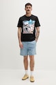 adidas Originals T-shirt męski bawełniany Anime KE2768 czarny SS26