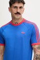 adidas Originals T-shirt męski bawełniany niebieski KE3531
