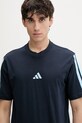 adidas t-shirt męski bawełniany granatowy KE5605