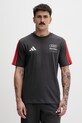 adidas t-shirt męski bawełniany x Audi szary KE6096