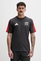 adidas t-shirt męski bawełniany x Audi szary KE6096