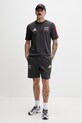 adidas t-shirt męski bawełniany x Audi KE6096 szary SS26