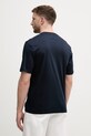 Odjeća Sisley majica za muškarce od pamuka 3H6TS104S mornarsko plava