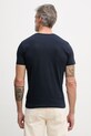 Oblečenie Pánske bavlnené tričko Sisley 3WF0S1052 tmavomodrá