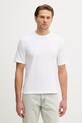 Sisley t-shirt bawełniany bawełna biały 3XDTS104R