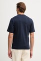 Odzież Sisley t-shirt bawełniany 3XDTS104R granatowy