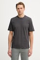 Sisley t-shirt bawełniany bawełna szary 3XDTS104R