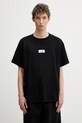 MM6 Maison Margiela t-shirt bawełniany bawełna czarny SH0GC0032.M20170