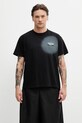 MM6 Maison Margiela T-shirt bawełniany męski czarny SH0GC0067.M20048