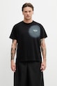 MM6 Maison Margiela T-shirt bawełniany męski czarny SH0GC0067.M20048