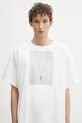 MM6 Maison Margiela t-shirt bawełniany biały SH0GC0068.M20050