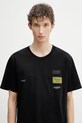 MM6 Maison Margiela t-shirt bawełniany czarny SH0GC0069.S24311