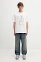 MM6 Maison Margiela t-shirt męski bawełniany SH0GC0070.M20170 biały