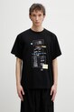 MM6 Maison Margiela t-shirt bawełniany męski czarny SH0GC0070.M20170