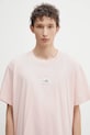 MM6 Maison Margiela t-shirt bawełniany różowy SH0GC0071.M20170