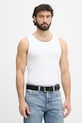 Calvin Klein Jeans top męski z bawełną biały LV04RF272G
