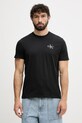 Calvin Klein Jeans t-shirt férfi pamut 2-es csomag LV04RF279G fehér SS26