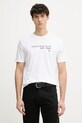 Calvin Klein Jeans t-shirt męski bawełniany biały LV04RF800G