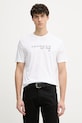Calvin Klein Jeans t-shirt męski bawełniany biały LV04RF800G