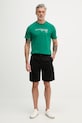 Calvin Klein Jeans t-shirt da uomo in cotone LV04RF800G verde SS26
