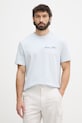 Calvin Klein Jeans t-shirt da uomo in cotone blu LV04RF822G