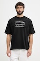 Calvin Klein Jeans t-shirt ανδρικό βαμβακερό μαύρο LV04RE827G