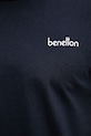 United Colors of Benetton t-shirt męski bawełniany 39VFU1096 granatowy