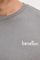 United Colors of Benetton тениска мъжка памучна 39VFU1096 сив