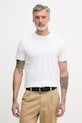 United Colors of Benetton t-shirt męski bawełniany biały 3H3WU10BJ