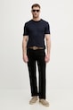 United Colors of Benetton t-shirt męski bawełniany 3H3WU10BJ granatowy SS26