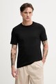 United Colors of Benetton t-shirt męski bawełniany czarny 3H3WU10BJ