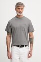 United Colors of Benetton t-shirt męski bawełniany szary 3MI5U10BO