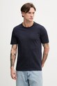 United Colors of Benetton t-shirt męski bawełniany granatowy 3N78U10C2